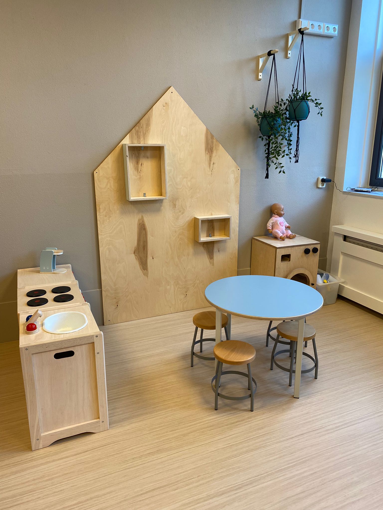 Interieur kinderopvang Schoolwoningen