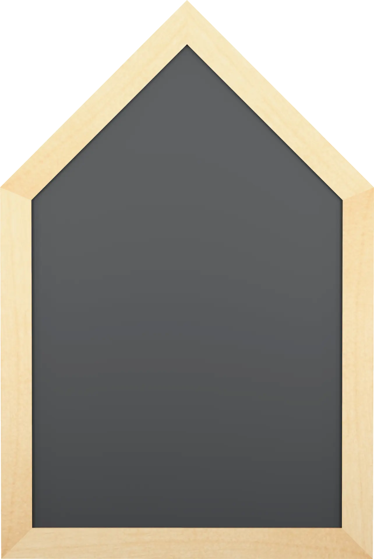 wandbord huis krijtmagneetbord